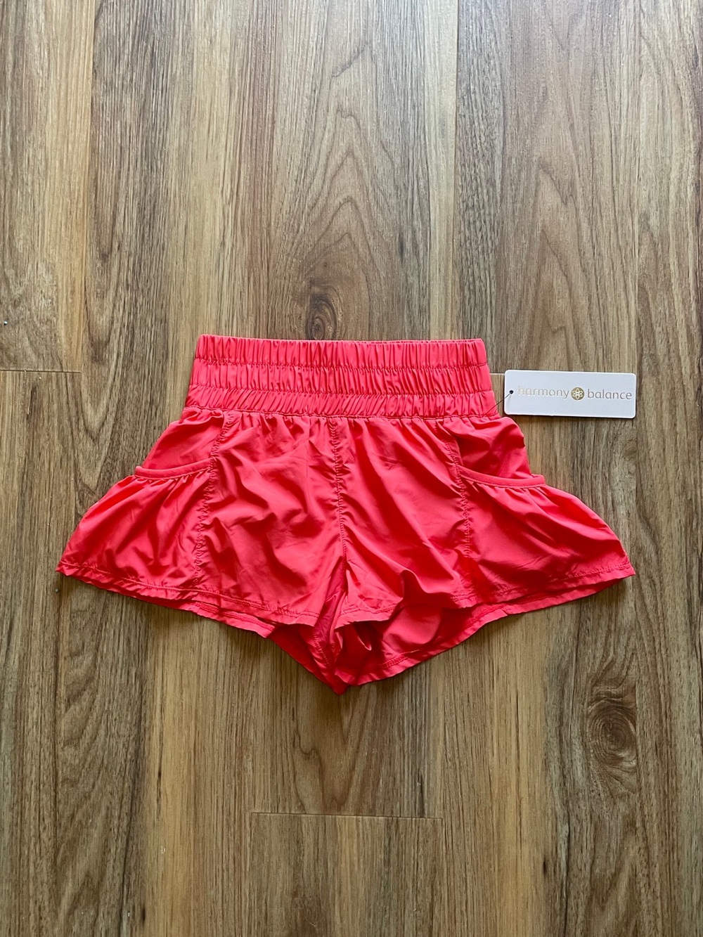 Harmony Balance Women's Coral Red Athletic Skort Shorts